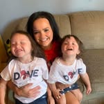 Amanda Houlton, Founder and Owner of Mourning Dove Home and Hospice Care, with her children